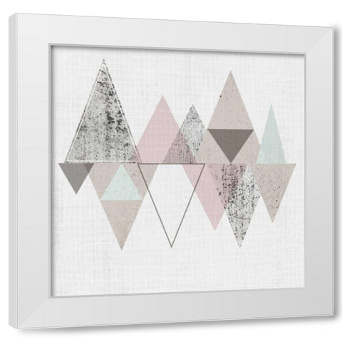 Amuse I White Modern Wood Framed Art Print by Fagalde, Jarman