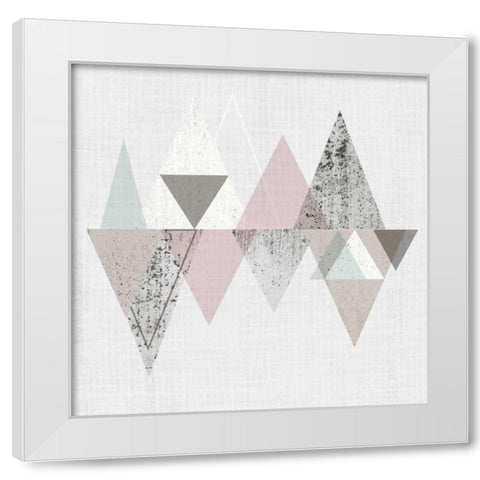 Amuse II White Modern Wood Framed Art Print by Fagalde, Jarman