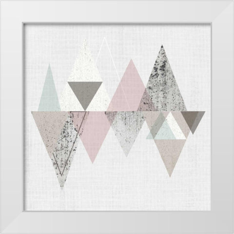 Amuse II White Modern Wood Framed Art Print by Fagalde, Jarman