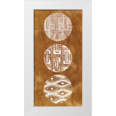 Tribal Pattern II White Modern Wood Framed Art Print by Popp, Grace