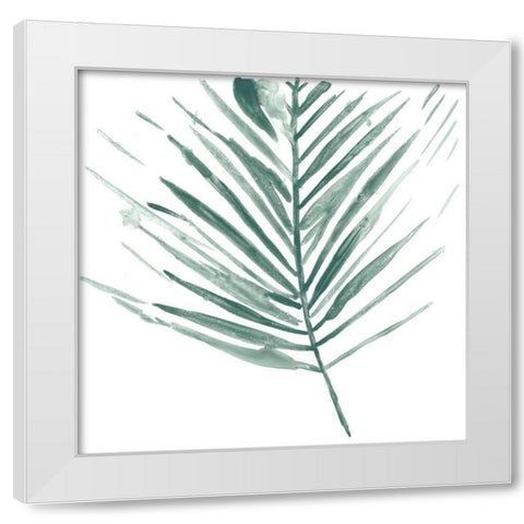 Verdant Impressions II White Modern Wood Framed Art Print by Vess, June Erica