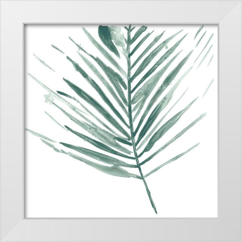 Verdant Impressions II White Modern Wood Framed Art Print by Vess, June Erica