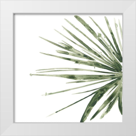 Verdant Impressions IV White Modern Wood Framed Art Print by Vess, June Erica