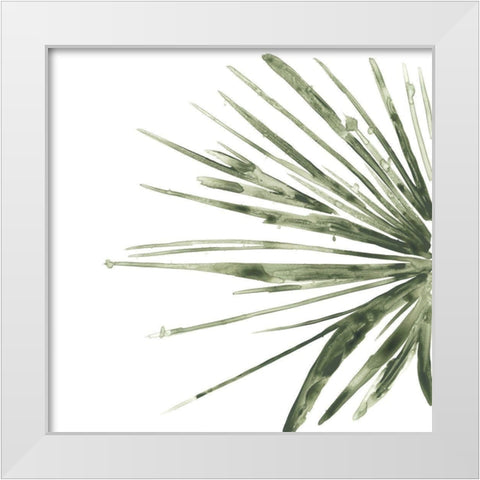 Verdant Impressions IV White Modern Wood Framed Art Print by Vess, June Erica