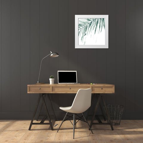 Verdant Impressions VIII White Modern Wood Framed Art Print by Vess, June Erica