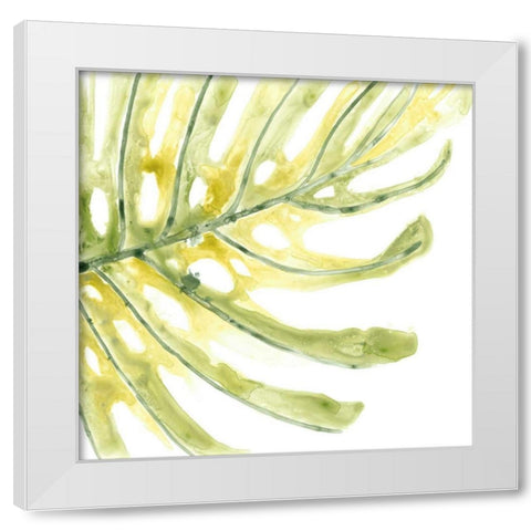 Verdant Impressions IX White Modern Wood Framed Art Print by Vess, June Erica