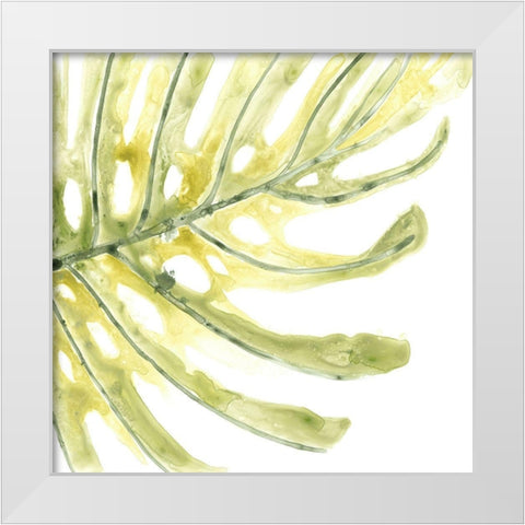 Verdant Impressions IX White Modern Wood Framed Art Print by Vess, June Erica