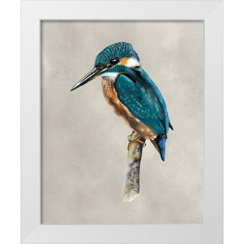 Winged Beauty I White Modern Wood Framed Art Print by McCavitt, Naomi