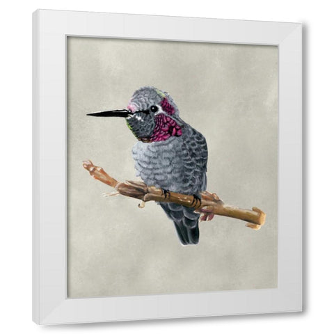 Winged Beauty IV White Modern Wood Framed Art Print by McCavitt, Naomi