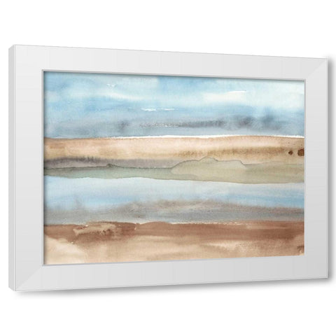Plein Air Riverscape II White Modern Wood Framed Art Print by Ludwig, Alicia
