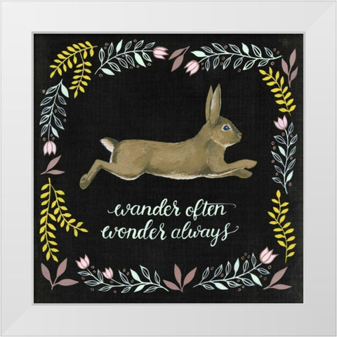 Woodland Adventure I White Modern Wood Framed Art Print by Popp, Grace