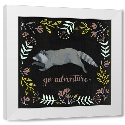 Woodland Adventure III White Modern Wood Framed Art Print by Popp, Grace