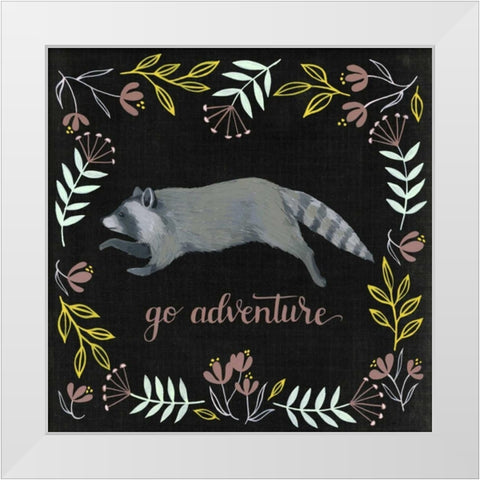 Woodland Adventure III White Modern Wood Framed Art Print by Popp, Grace