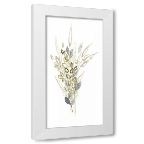 Botanica Whimsy I White Modern Wood Framed Art Print by Vess, June Erica