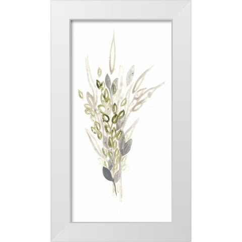Botanica Whimsy I White Modern Wood Framed Art Print by Vess, June Erica