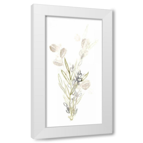 Botanica Whimsy II White Modern Wood Framed Art Print by Vess, June Erica