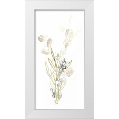 Botanica Whimsy II White Modern Wood Framed Art Print by Vess, June Erica