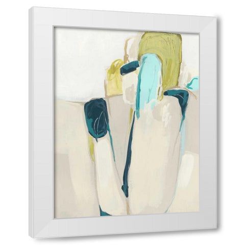 Process Transition I White Modern Wood Framed Art Print by Vess, June Erica