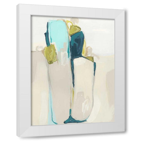 Process Transition II White Modern Wood Framed Art Print by Vess, June Erica