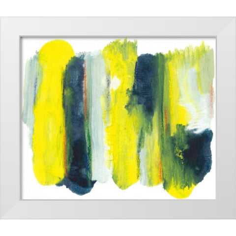 Becoming Light I White Modern Wood Framed Art Print by Combs, Joyce