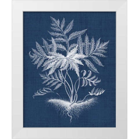 Foliage Chintz IV White Modern Wood Framed Art Print by Vision Studio