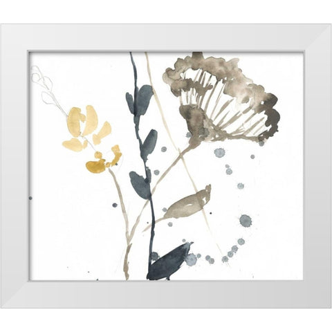 Branch Contours VI White Modern Wood Framed Art Print by Goldberger, Jennifer