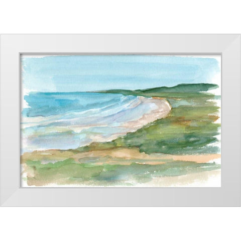 Impressionist View VI White Modern Wood Framed Art Print by Harper, Ethan