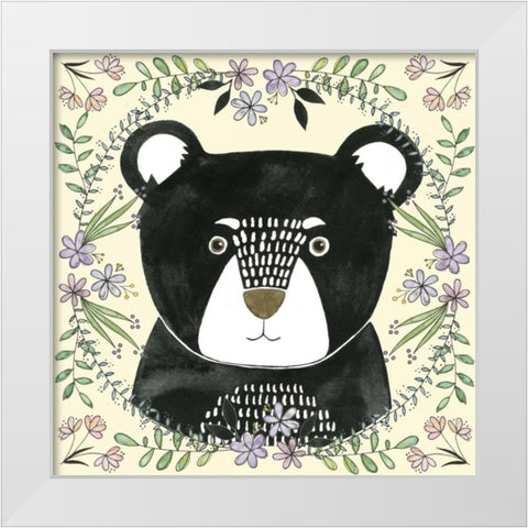 Wild Child IV White Modern Wood Framed Art Print by Popp, Grace