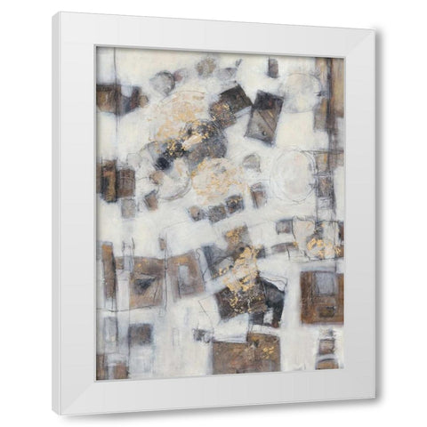 Mystic Universe II White Modern Wood Framed Art Print by Crawford, Beverly
