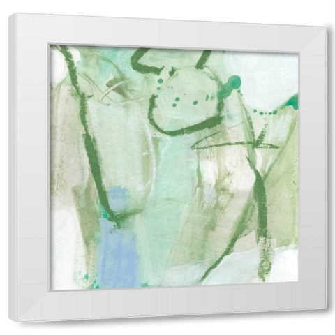Olive II White Modern Wood Framed Art Print by Long, Christina