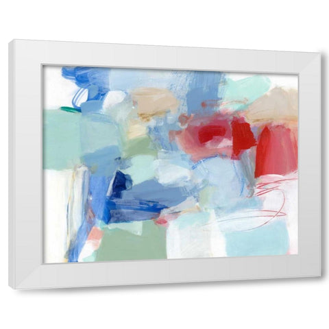 Roundabout II White Modern Wood Framed Art Print by Long, Christina