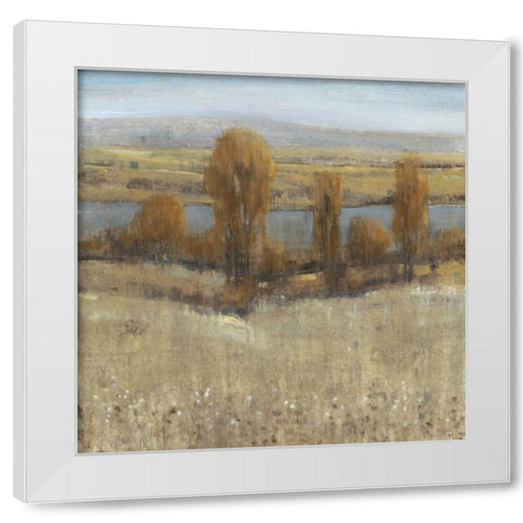 River Valley I White Modern Wood Framed Art Print by OToole, Tim