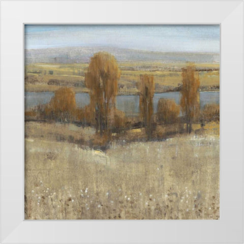 River Valley I White Modern Wood Framed Art Print by OToole, Tim