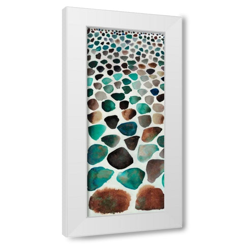 Stone Path I White Modern Wood Framed Art Print by Ludwig, Alicia