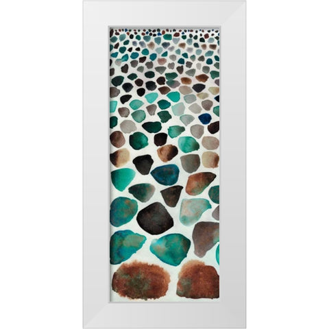 Stone Path I White Modern Wood Framed Art Print by Ludwig, Alicia