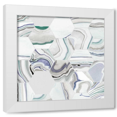 Tranquil Tide I White Modern Wood Framed Art Print by Popp, Grace