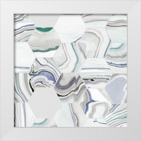 Tranquil Tide I White Modern Wood Framed Art Print by Popp, Grace