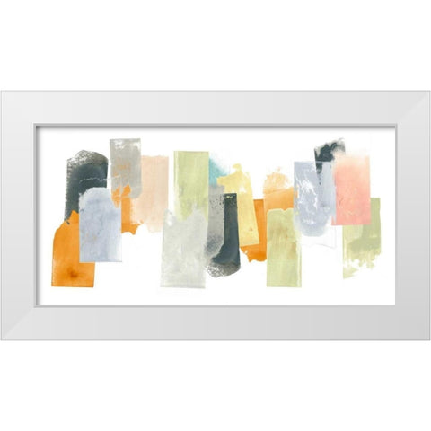 Touchstone I White Modern Wood Framed Art Print by Vess, June Erica