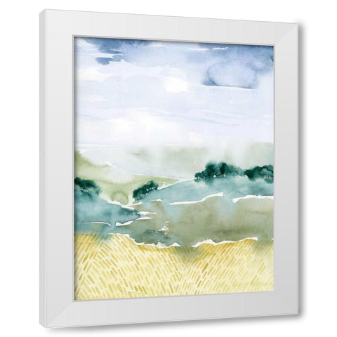 Mountain Vale II White Modern Wood Framed Art Print by Popp, Grace