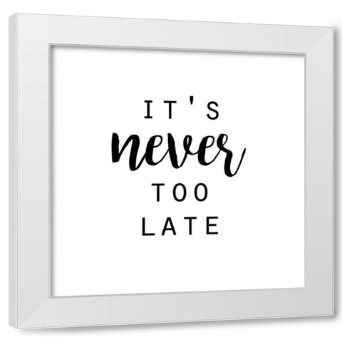 Quotable IV White Modern Wood Framed Art Print by Hambly, Anna