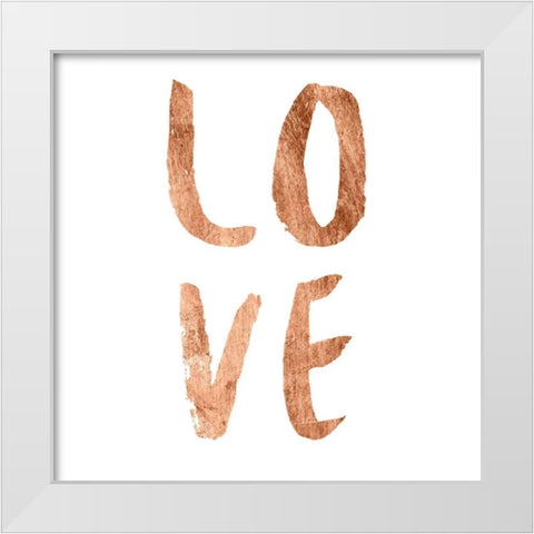 Love Quotes III White Modern Wood Framed Art Print by Hambly, Anna