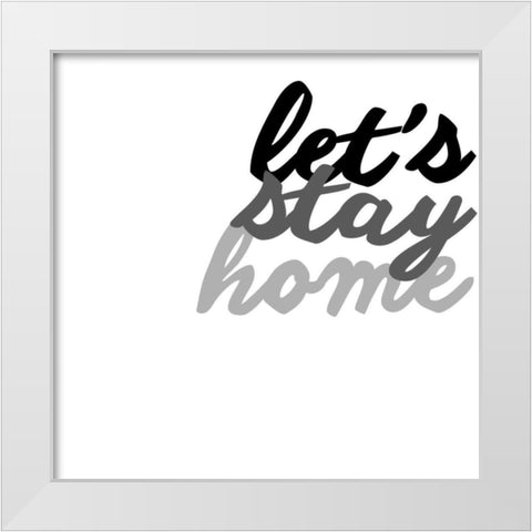 Love Quotes VII White Modern Wood Framed Art Print by Hambly, Anna