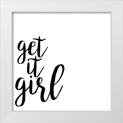 Power Quotes IV White Modern Wood Framed Art Print by Hambly, Anna