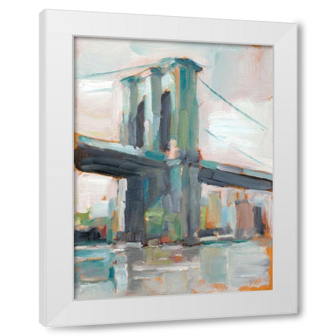 Contemporary Bridge II White Modern Wood Framed Art Print by Harper, Ethan