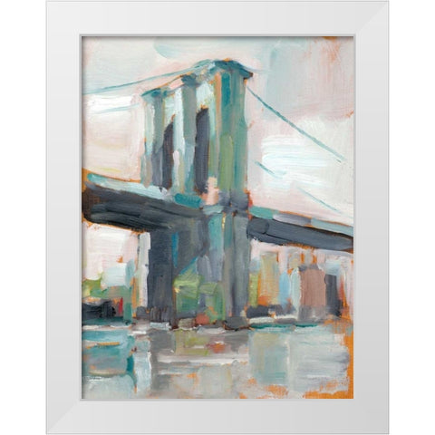 Contemporary Bridge II White Modern Wood Framed Art Print by Harper, Ethan