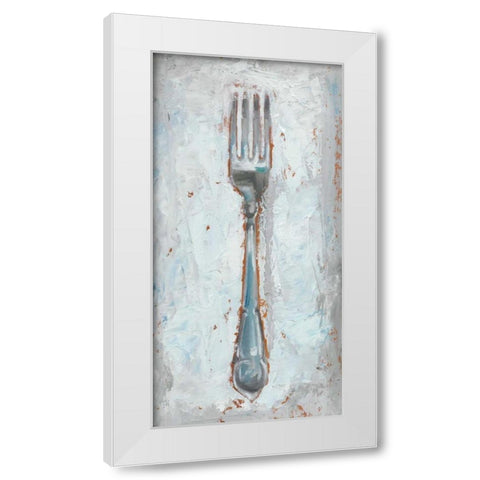 Impressionist Flatware II White Modern Wood Framed Art Print by Harper, Ethan