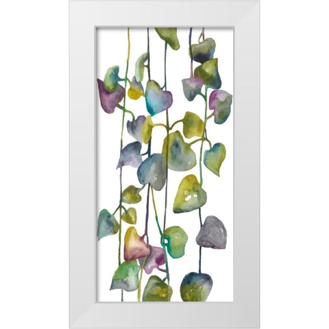 Climb I White Modern Wood Framed Art Print by Zarris, Chariklia