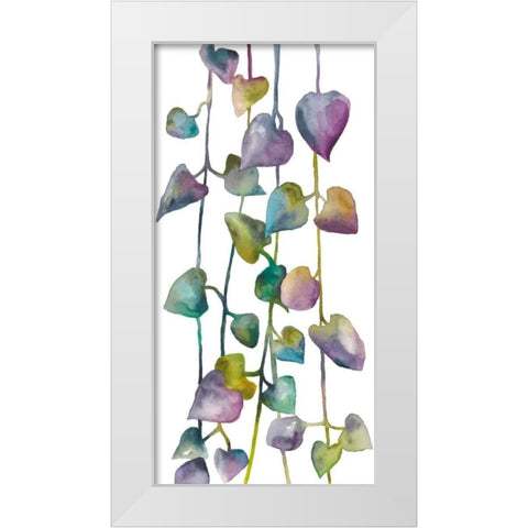 Climb II White Modern Wood Framed Art Print by Zarris, Chariklia