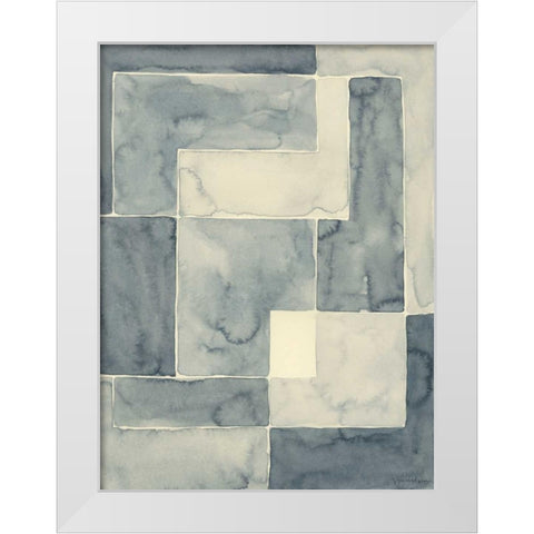 Blockade II White Modern Wood Framed Art Print by Lam, Vanna