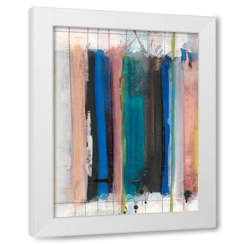 Art Notebook II White Modern Wood Framed Art Print by Fuchs, Jodi